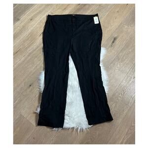 NYDJ Niptuck technology black cropped pants size 22W